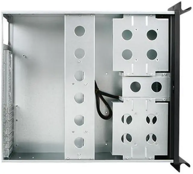 Alt view image 5 of 6 - iStarUSA D-416-BLUE Metal/ Aluminum 4U Rackmount Compact Stylish Server Chassis 6 External 5.25" Drive Bays - OEM