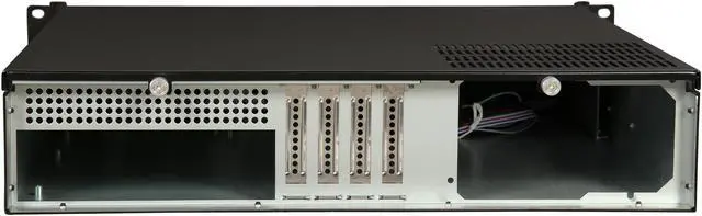 Alt view image 6 of 7 - iStarUSA D-213-MATX-DT Black 2U Compact Server / Desktop Chassis - OEM