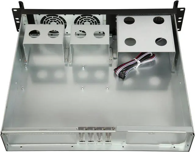 Alt view image 4 of 7 - iStarUSA D-213-MATX-DT Black 2U Compact Server / Desktop Chassis - OEM