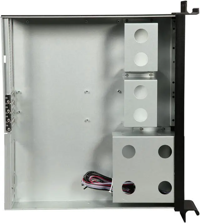 Alt view image 5 of 7 - iStarUSA D-213-MATX-DT Black 2U Compact Server / Desktop Chassis - OEM