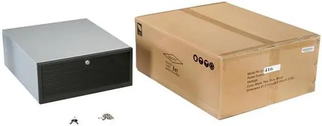 Alt view image 6 of 6 - iStarUSA D-416-DT Black Metal/ Aluminum 4U Compact Server/Desktop Chassis 6 External 5.25" Drive Bays