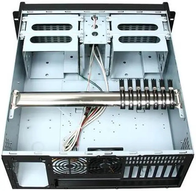 Alt view image 5 of 7 - iStarUSA D-400-6SE Steel 4U Rackmount Compact Stylish Server Chassis 6 External 5.25" Drive Bays - OEM