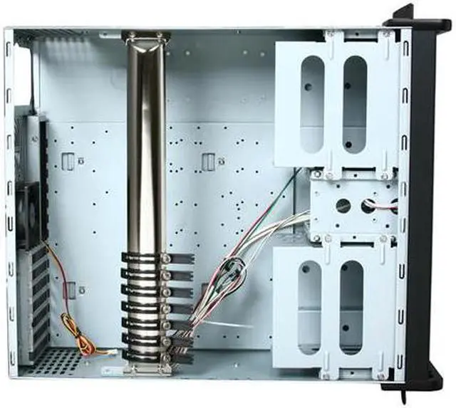 Alt view image 6 of 7 - iStarUSA D-400-6SE Steel 4U Rackmount Compact Stylish Server Chassis 6 External 5.25" Drive Bays - OEM