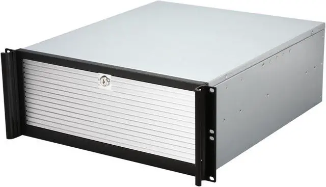 Main image of iStarUSA D-416-B5SA-SLV-SILVER Metal/ Aluminum 4U Rackmount Compact Stylish Server Chassis PS2 PSU