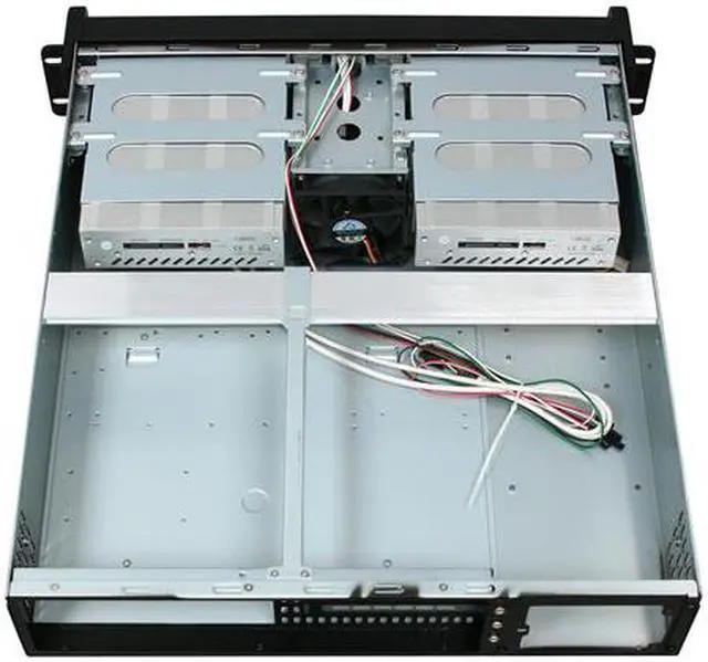 Alt view image 5 of 7 - iStarUSA D200ND-2T7SA-BL Blue Steel 2U Rackmount Compact Stylish Server Case with Rails - OEM