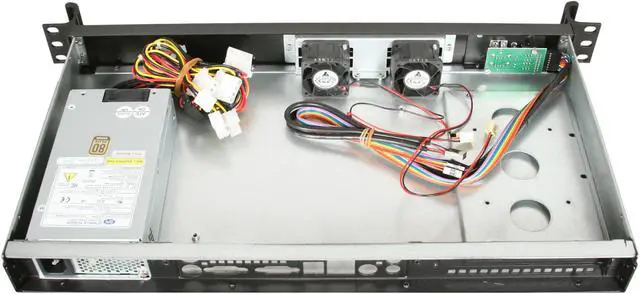 Alt view image 5 of 7 - iStarUSA D118ITX-30 1U Rackmount 11" Compact Server Chassis 300W - OEM