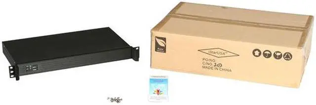 Alt view image 7 of 7 - iStarUSA D118ITX-30 1U Rackmount 11" Compact Server Chassis 300W - OEM