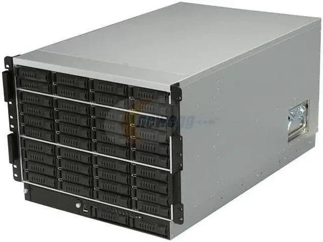 Main image of iStarUSA E8M42-18R4H Black 8U Rackmount Server Chassis 1800W Redundant 1 External 5.25" Drive Bays - OEM