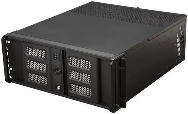 Main image of iStarUSA D400-6SE-BK 4U Rackmount Compact Stylish Server Chassis 6 External 5.25" Drive Bays - OEM