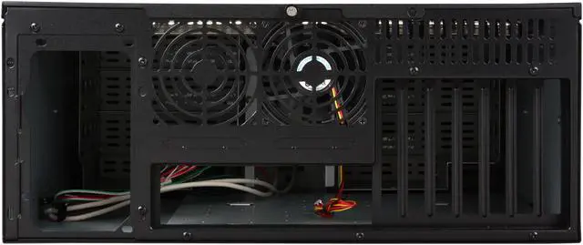 Alt view image 4 of 7 - iStarUSA D400-6SE-BK 4U Rackmount Compact Stylish Server Chassis 6 External 5.25" Drive Bays - OEM
