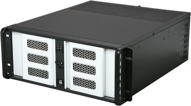 Main image of iStarUSA D400-6SE-SL 4U Rackmount Compact Stylish Server Chassis 6 External 5.25" Drive Bays - OEM