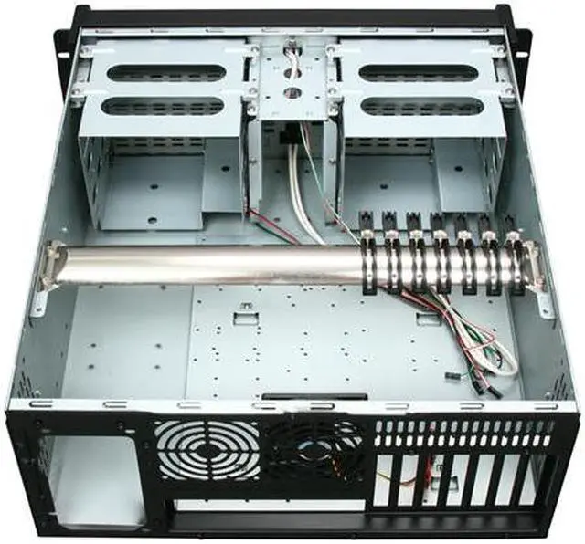 Alt view image 5 of 7 - iStarUSA D400-6SE-SL 4U Rackmount Compact Stylish Server Chassis 6 External 5.25" Drive Bays - OEM