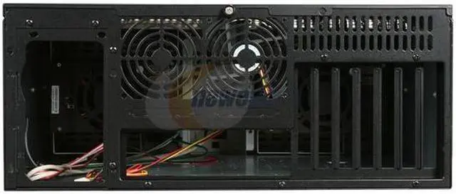 Alt view image 4 of 7 - iStarUSA D400-6SE-B6SA-PBK 4U Rackmount Compact Stylish Server Chassis 2 External 5.25" Drive Bays - OEM