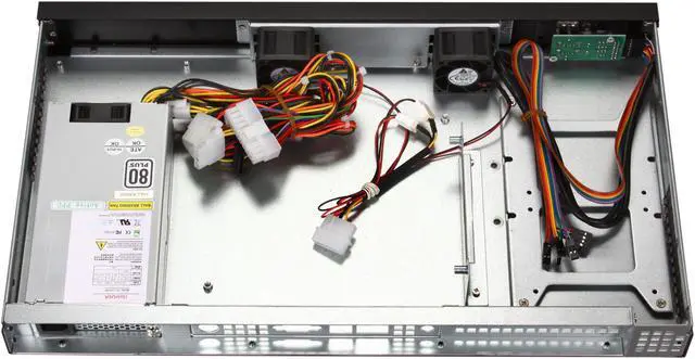 Alt view image 5 of 7 - iStarUSA D-118-ITX-DT-22 Black Metal/ Aluminum 1U Compact Server/Desktop mini-ITX Chassis 220W - OEM