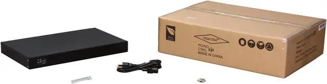 Alt view image 7 of 7 - iStarUSA D-118-ITX-DT-22 Black Metal/ Aluminum 1U Compact Server/Desktop mini-ITX Chassis 220W - OEM