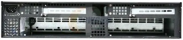 Alt view image 4 of 7 - iStarUSA D-218M2-ITX-22 Black 1.0mm Steel 2U Rackmount Compact Dual Mini-ITX Chassis 220W - OEM