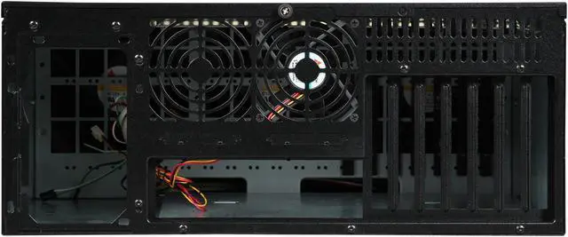 Alt view image 4 of 7 - iStarUSA D400L7-DE8BK Steel 4U Rackmount High Performance Quiet Server Chassis