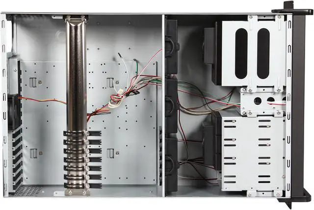 Alt view image 6 of 7 - iStarUSA D400L7-DE8BK Steel 4U Rackmount High Performance Quiet Server Chassis