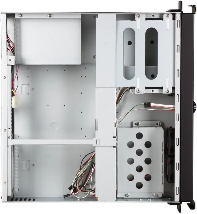 Alt view image 6 of 7 - iStarUSA D-200S Black Aluminum / Steel 2U Rackmount Compact Stylish Chassis 1 External 5.25" Drive Bays