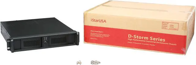 Alt view image 7 of 7 - iStarUSA D-200 Black Material of Front Bezel: Aluminum alloy
Material of Handle: SECC Zinc-Coated Steel
Material of Main Chassis: 1.2mm SECC Zinc-Coated Steel (Japan Made) 2U Rackmount Compact Stylish Chassis - Black Bezel 2 External 5.25"