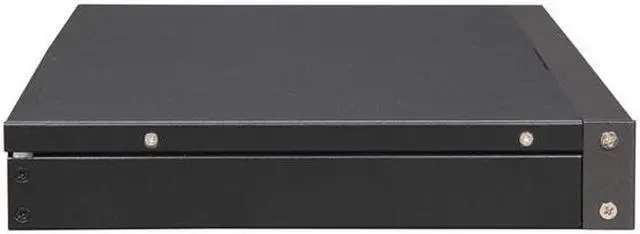 Alt view image 3 of 6 - iStarUSA D-118V2-ITX-DT Black Metal / Aluminum 1U Compact Desktop/Server Chassis