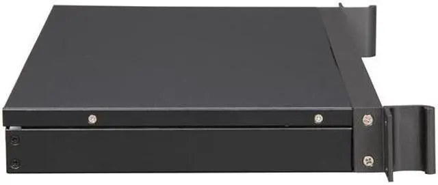Alt view image 3 of 7 - iStarUSA D-118V2-ITX-1U180FX1 Black Aluminum / Steel 1U Rackmount Compact Server Chassis 180W