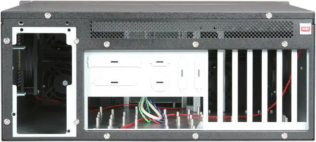 Alt view image 4 of 7 - iStarUSA D410-DE12BK Black Steel 4U Rackmount 10-Bay Stylish Storage Server Rackmount Chassis 2 External 5.25" Drive Bays
