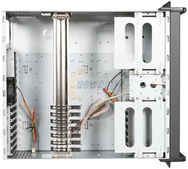 Alt view image 6 of 7 - iStarUSA D-400 Black Aluminum / Steel 4U Rackmount Compact Stylish Chassis - Black Bezel 4 External 5.25" Drive Bays