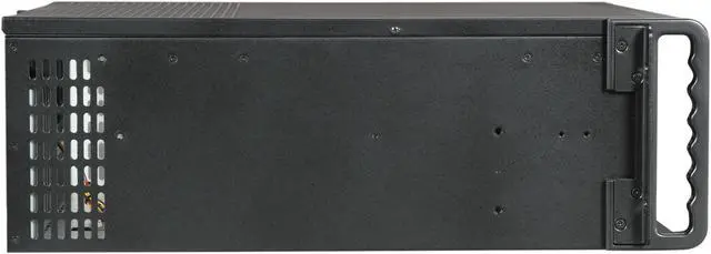 Alt view image 3 of 7 - iStarUSA D406ND-B6SL Black Aluminum / Steel 4U Rackmount Compact Stylish Rackmount Chassis