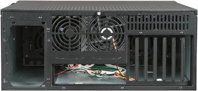 Alt view image 4 of 7 - iStarUSA D406ND-B6SL Black Aluminum / Steel 4U Rackmount Compact Stylish Rackmount Chassis