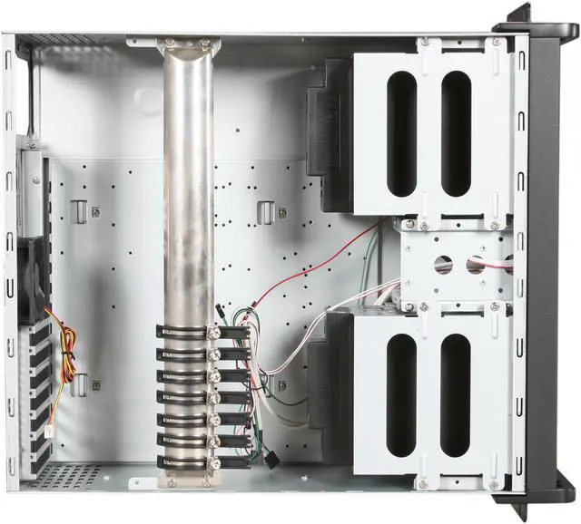 Alt view image 6 of 7 - iStarUSA D406ND-B6SL Black Aluminum / Steel 4U Rackmount Compact Stylish Rackmount Chassis