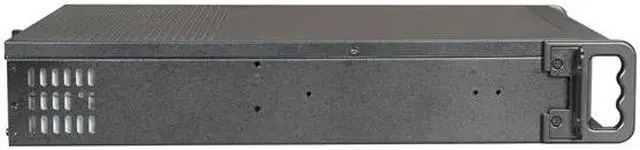 Alt view image 3 of 7 - iStarUSA D-200-2U35PD8-RC Black Aluminum / Steel 2U Rackmount High Performance Chassis w/ PCI Riser Card and 350W Server PSU 350W 2 External 5.25" Drive Bays