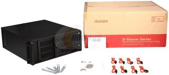 Alt view image 7 of 7 - iStarUSA D406-DE8BK Black 4U Rackmount Compact Stylish Server Case - OEM