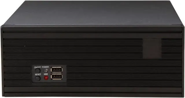 Alt view image 2 of 6 - iStarUSA S21-15F2 Black Aluminum / Steel Tower Case Compact Stylish Mini-ITX Enclosure 150W Flex ATX