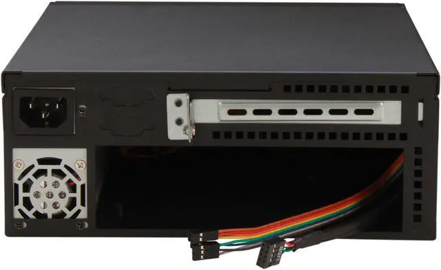 Alt view image 4 of 6 - iStarUSA S21-15F2 Black Aluminum / Steel Tower Case Compact Stylish Mini-ITX Enclosure 150W Flex ATX