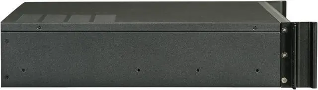 Alt view image 3 of 4 - iStarUSA D213MATX-DE1SL-SL Silver Front Bezel Aluminum / Steel 2U Rackmount Compact Server Case