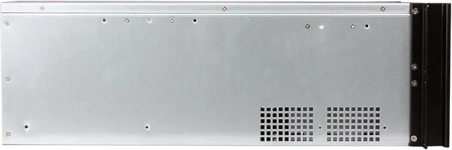 Alt view image 3 of 7 - iStarUSA D416-3DE1BL-BL Black Aluminum / Steel 4U Rackmount Compact Stylish Server Case - Blue Front Bezel 3 External 5.25" Drive Bays