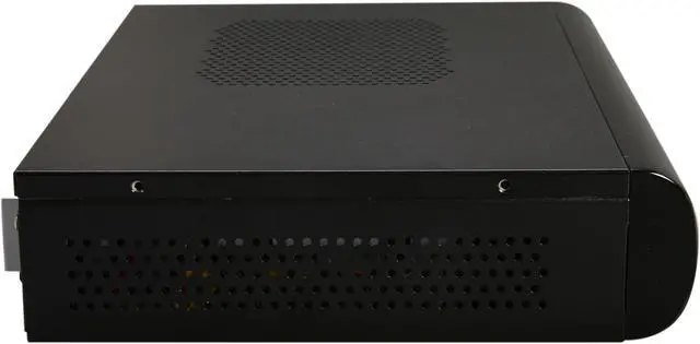 Alt view image 5 of 7 - iStarUSA S-0212-DT Black Steel / Plastic Tower Compact Stylish microATX Enclosure with 120W PSU and Desktop Stand 120W