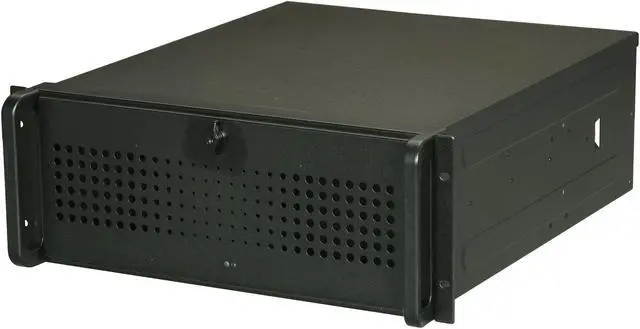 Main image of iStarUSA D-490S-SERIES Black Steel 4U Rackmount Heavy-duty Server Case 3 External 5.25" Drive Bays