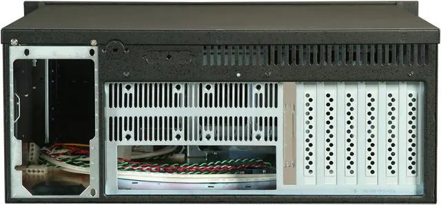 Alt view image 4 of 7 - iStarUSA D-490S-SERIES Black Steel 4U Rackmount Heavy-duty Server Case 3 External 5.25" Drive Bays
