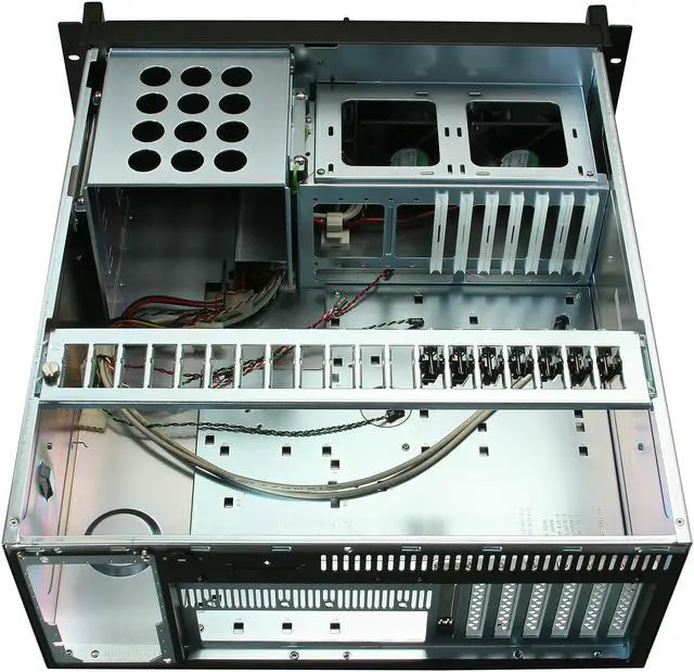 Alt view image 5 of 7 - iStarUSA D-490S-SERIES Black Steel 4U Rackmount Heavy-duty Server Case 3 External 5.25" Drive Bays