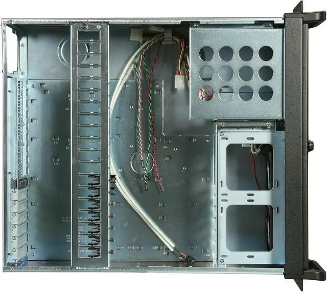 Alt view image 6 of 7 - iStarUSA D-490S-SERIES Black Steel 4U Rackmount Heavy-duty Server Case 3 External 5.25" Drive Bays