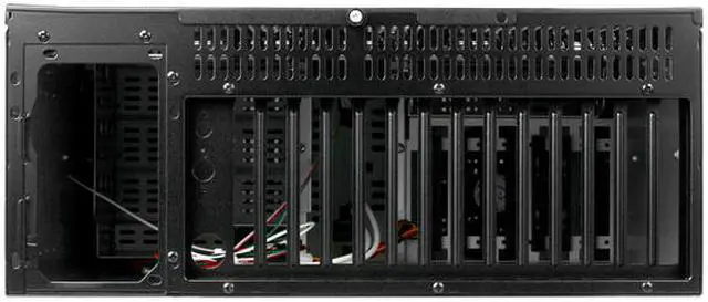 Alt view image 5 of 8 - iStarUSA D-414SE Black Steel 4U Rackmount Compact Stylish 14-Slot Chassis 4 External 5.25" Drive Bays