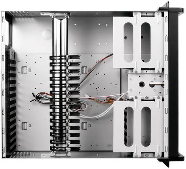 Alt view image 7 of 8 - iStarUSA D-414SE Black Steel 4U Rackmount Compact Stylish 14-Slot Chassis 4 External 5.25" Drive Bays