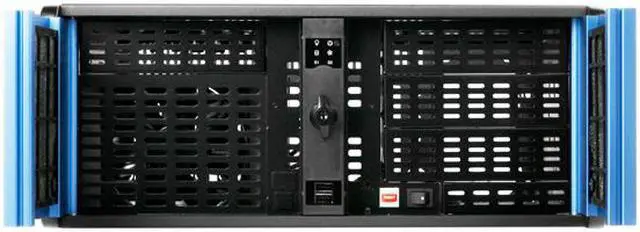 Alt view image 3 of 8 - iStarUSA D-414SE Black Steel 4U Rackmount Compact Stylish 14-Slot Chassis 4 External 5.25" Drive Bays