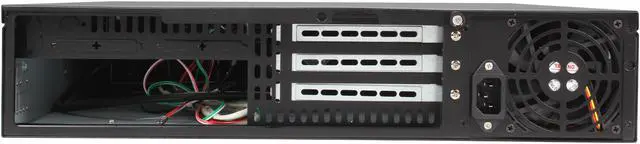 Alt view image 4 of 7 - iStarUSA D-200-FS Black Aluminum / Steel 2U Rackmount Compact Stylish Chassis 1 External 5.25" Drive Bays