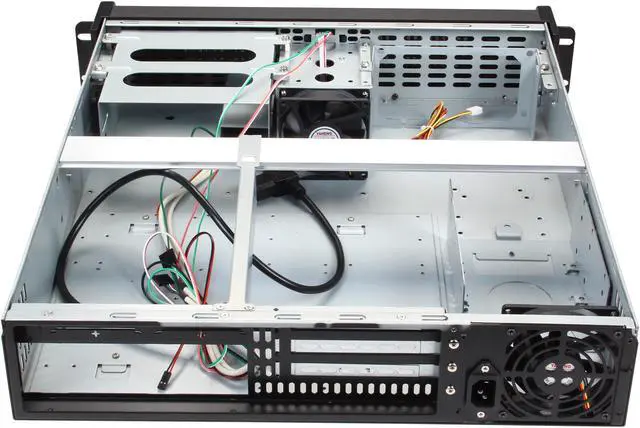 Alt view image 5 of 7 - iStarUSA D-200-FS Black Aluminum / Steel 2U Rackmount Compact Stylish Chassis 1 External 5.25" Drive Bays