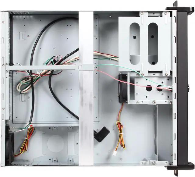 Alt view image 6 of 7 - iStarUSA D-200-FS Black Aluminum / Steel 2U Rackmount Compact Stylish Chassis 1 External 5.25" Drive Bays