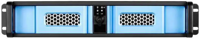 Alt view image 2 of 6 - iStarUSA D-200SE Black Aluminum / Steel 2U Rackmount Compact Stylish Chassis 2 External 5.25" Drive Bays