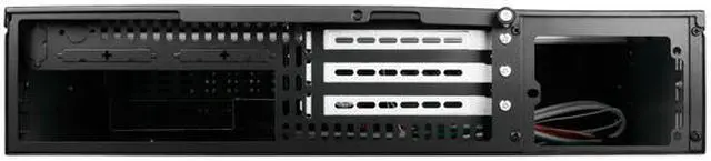 Alt view image 4 of 6 - iStarUSA D-200SE Black Aluminum / Steel 2U Rackmount Compact Stylish Chassis 2 External 5.25" Drive Bays